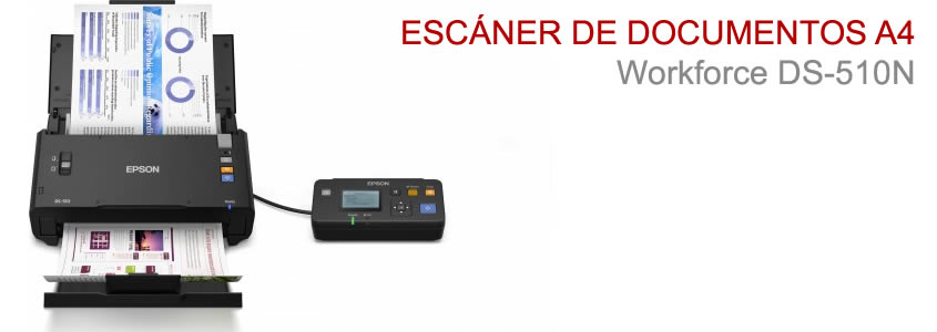 Escáner de documentos A4 Workforce DS-510N