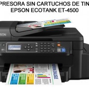 IMPRESORA SIN CARTUCHOS DE TINTA ECOTANK ET-4550