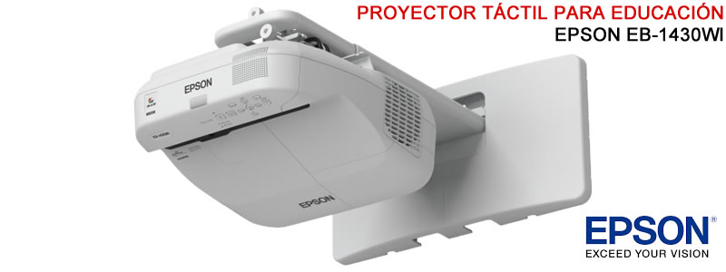 Proyector TÁCTIL PARA EDUCACIÓN EPSON EB-1430WI