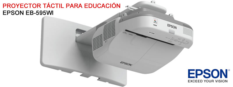 Proyector TACTIL PARA EDUCACIÓN EPSON EB-595WI