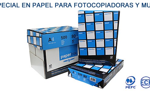 Oferta especial en papel de fotocopiadora y equipo multifunción